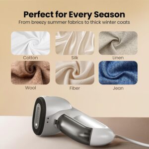 Neakasa Magic 1 handheld travel garment steamer removing wrinkles from clothing with advanced AirIron vacuum technology and powerful steam performance.