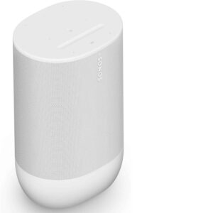 Sonos Move 2 White Wireless Portable Bluetooth Speaker for Indoor and Outdoor Audio